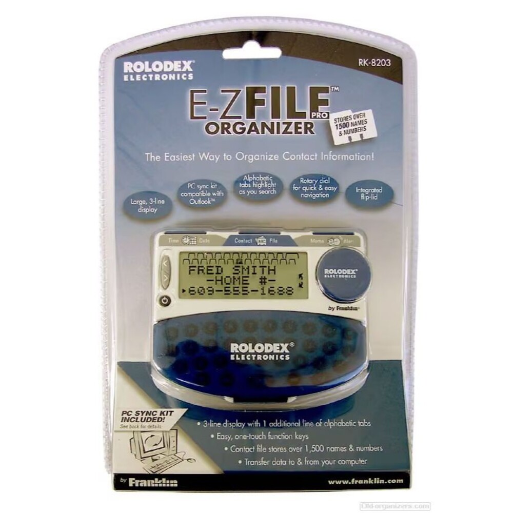 Franklin Rolodex EZ File Organizer Pro (RK-8203)